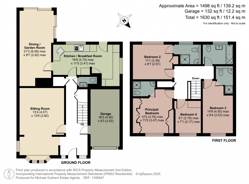 Floorplans For Pond Close, Newton Longville, MK17