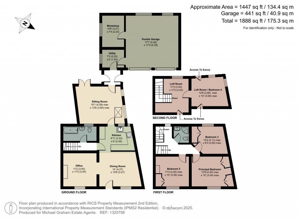 Floorplans For High Street, Potterspury, NN12