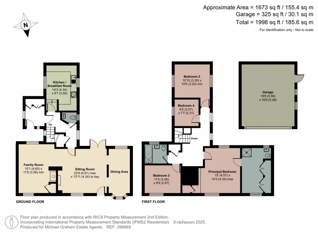 Floorplans For Stock Lane, Whaddon, MK17