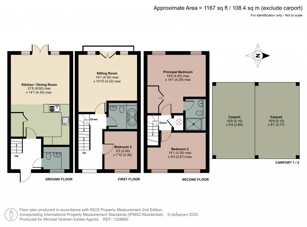 Floorplans For Barrosa Way, Whitehouse, MK8