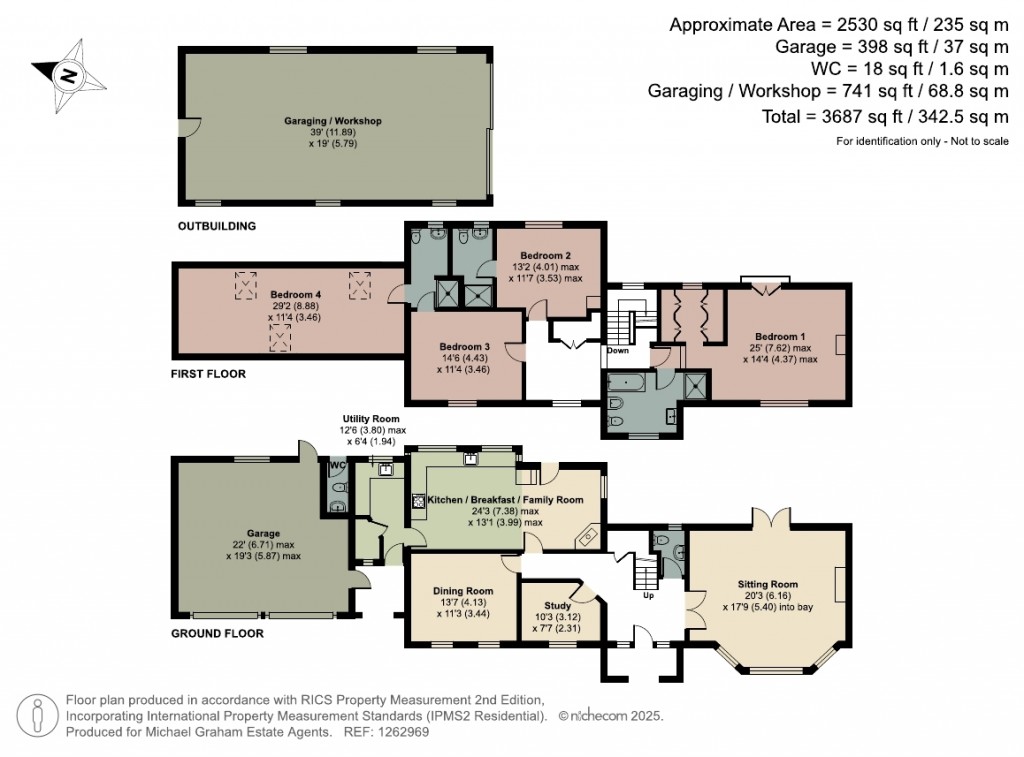 Floorplans For Watling Street, Paulerspury, NN12