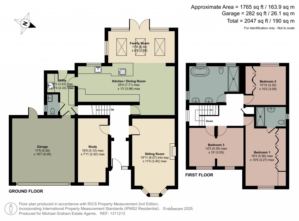 Floorplans For Old Oak Drive, Silverstone, NN12