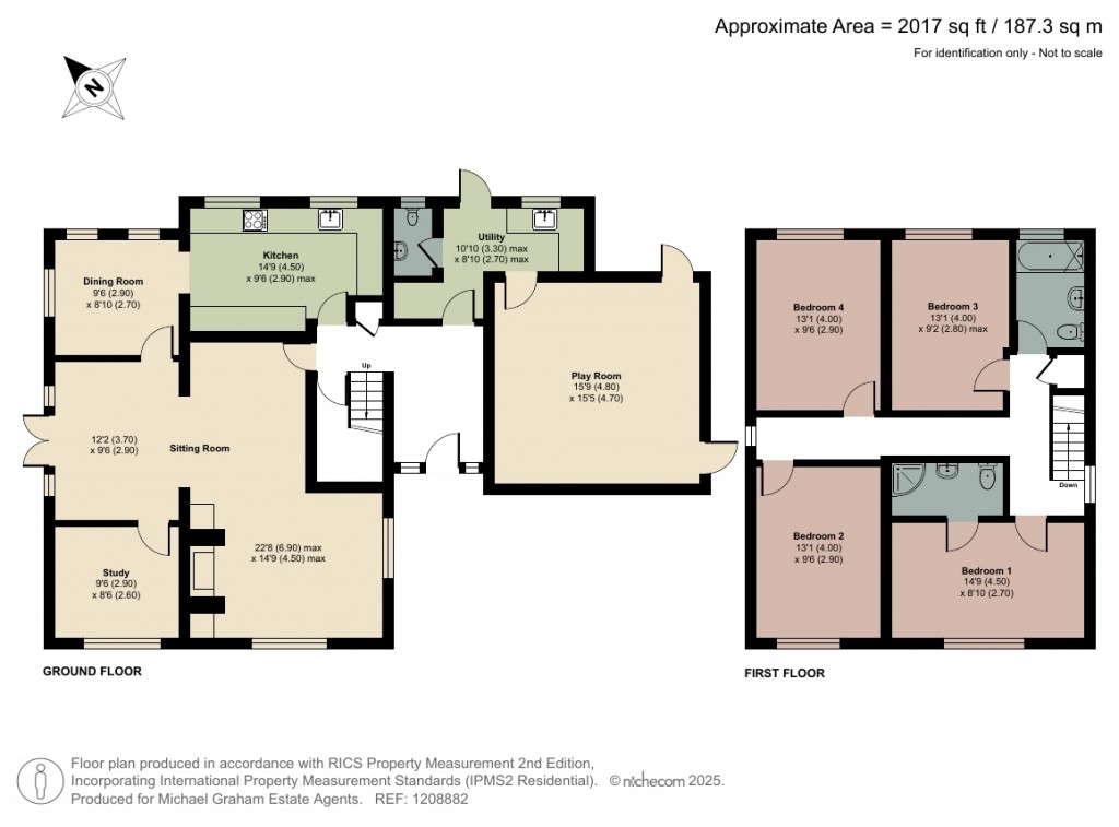 Floorplans For Pilgrims Lane, Bugbrooke, NN7