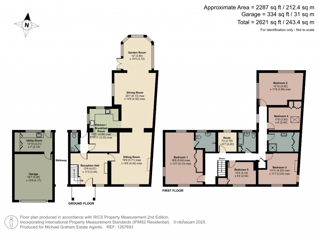 Floorplans For School Lane, Everdon, NN11