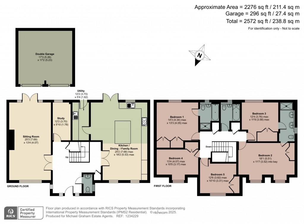 Floorplans For Manor Farm Close, Litchborough, NN12