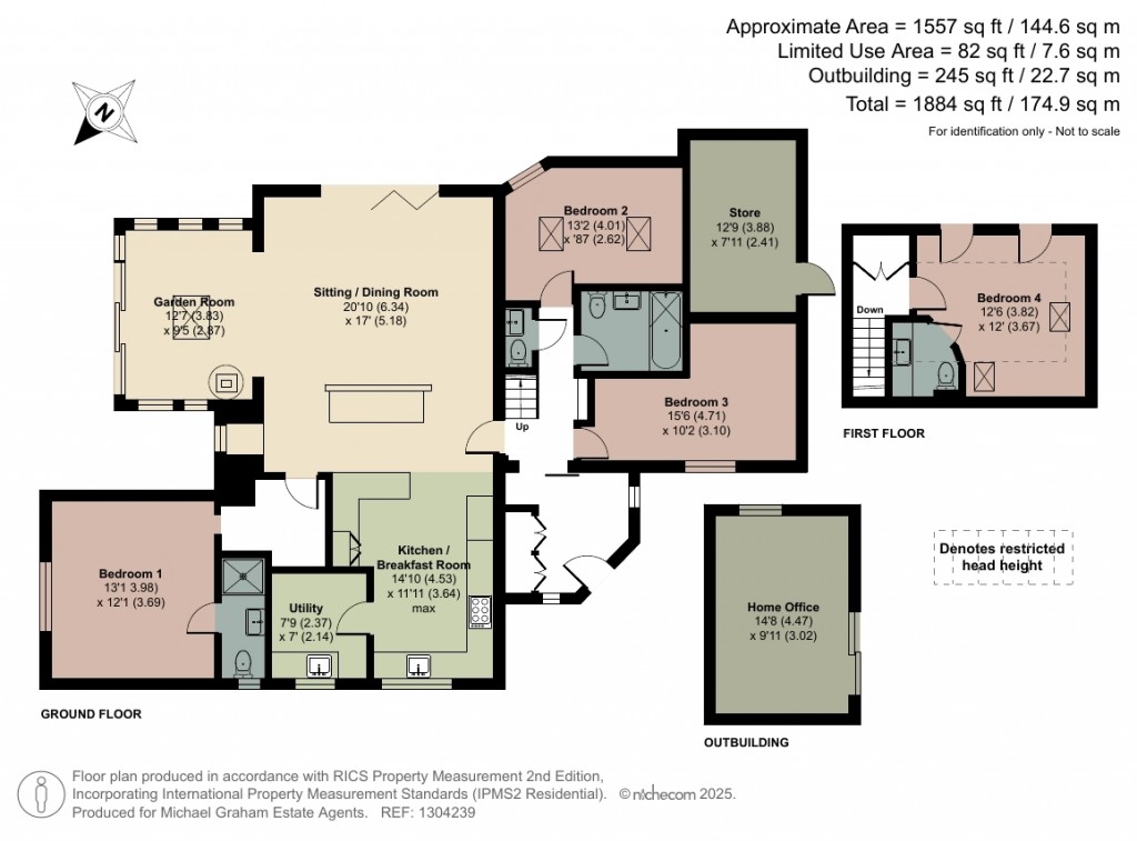 Floorplans For Bakers Lane, Stoke Bruerne, NN12