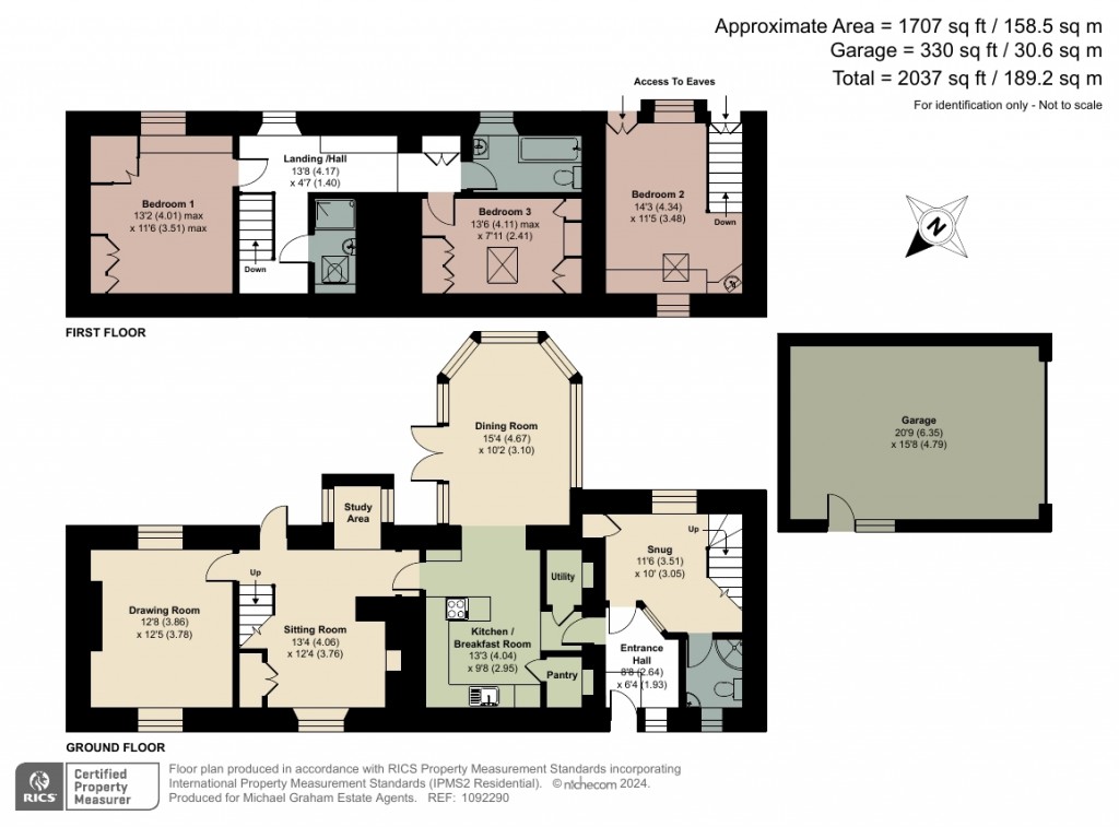 Floorplans For Twitch Hill, Shutlanger, NN12