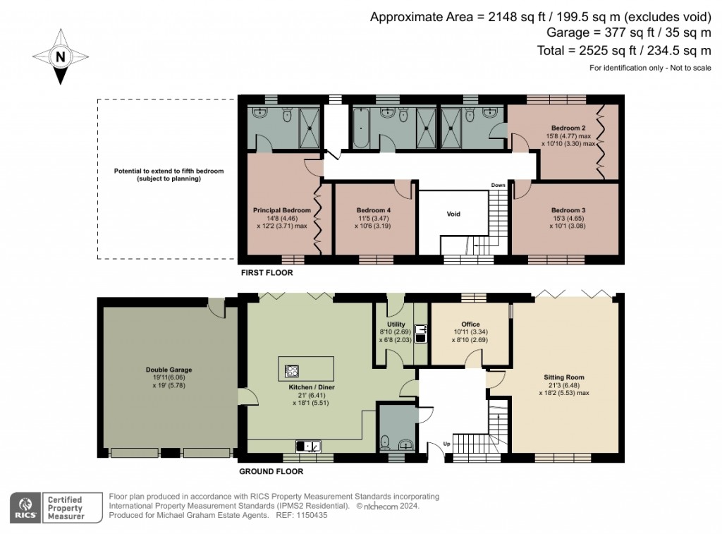 Floorplans For Horwood Mill, Great Horwood, MK17