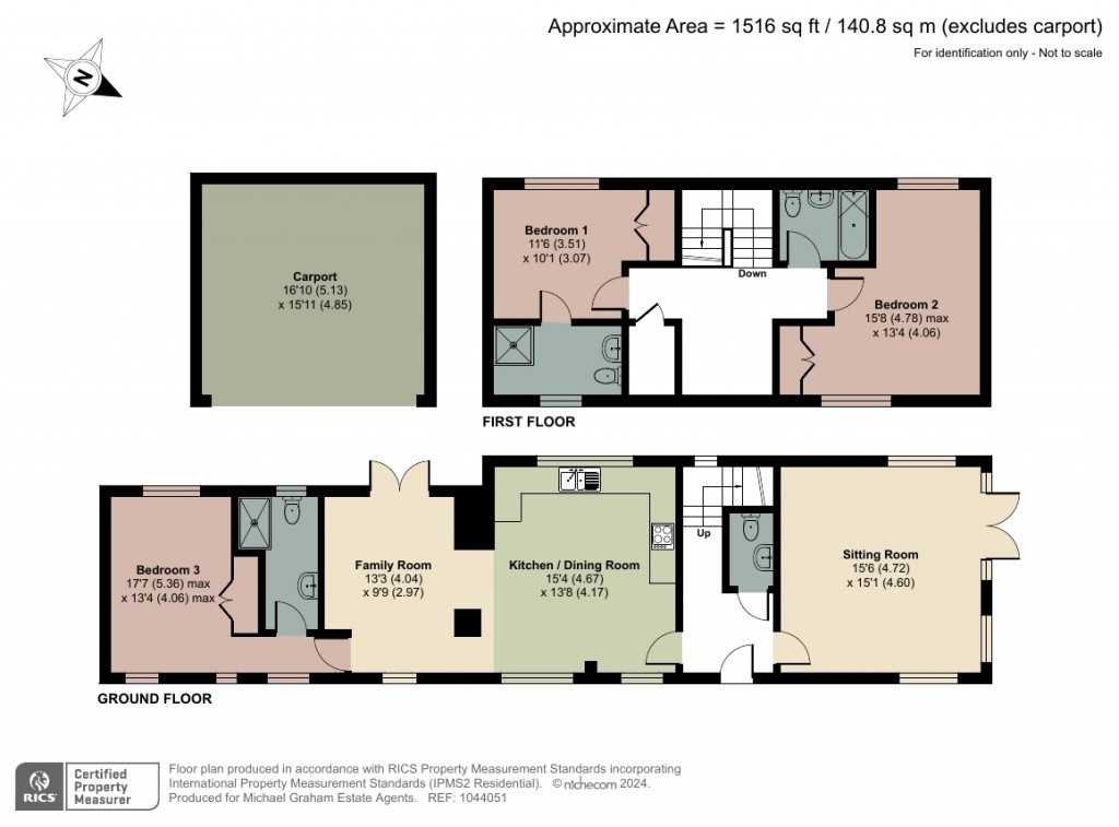 Floorplans For Waits Yard, Litchborough, NN12