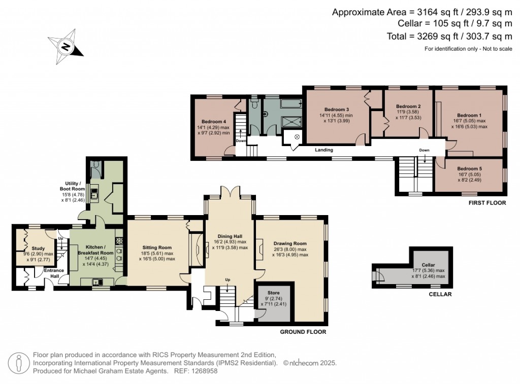Floorplans For High Street, Yardley Gobion, NN12
