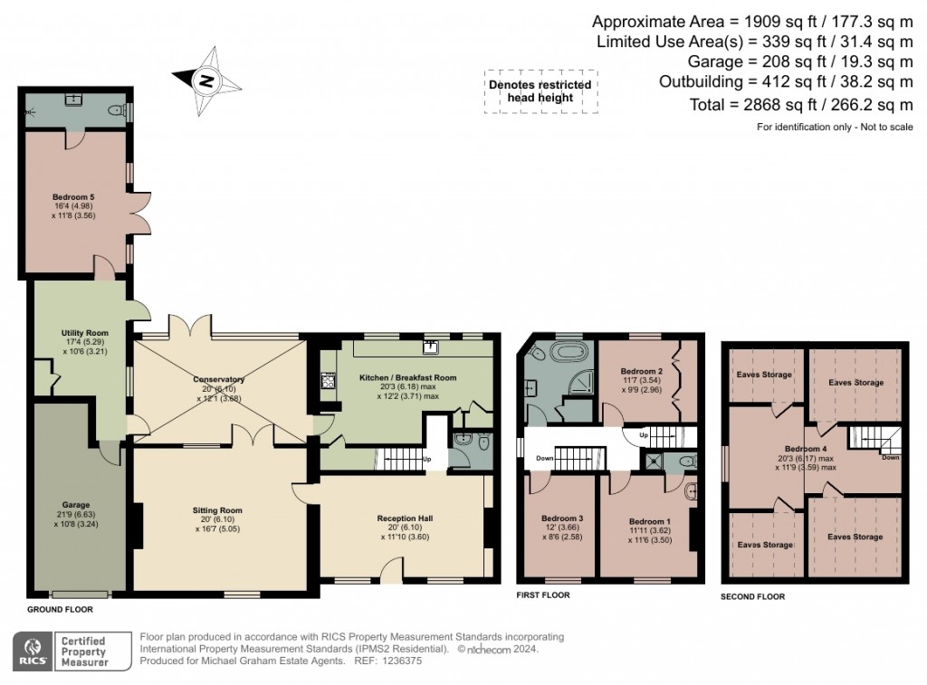 Floorplans For Careys Road, Pury End, NN12