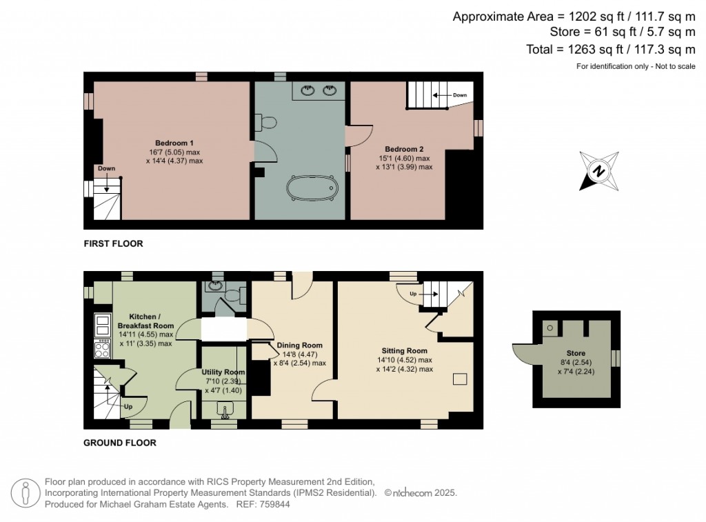 Floorplans For The Lane, Grafton Regis, NN12