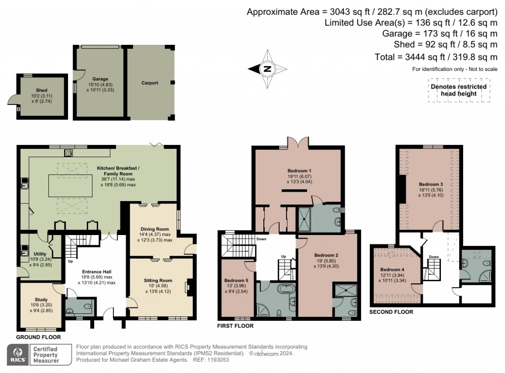 Floorplans For Church Street, Helmdon, NN13