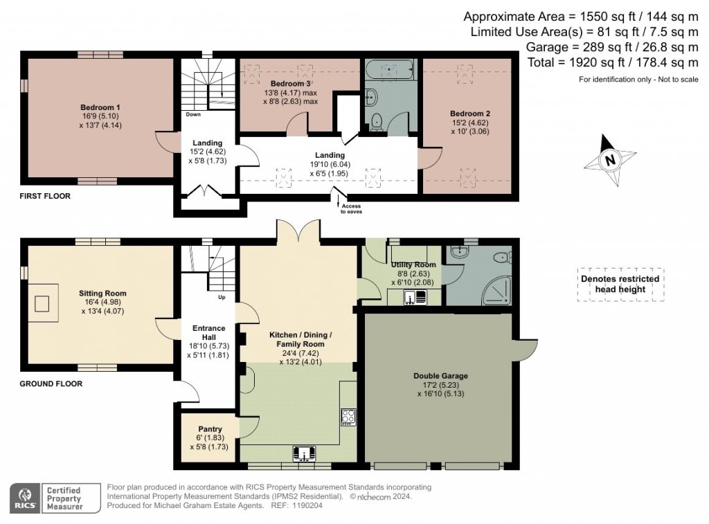 Floorplans For Deans Row, Gayton, NN7