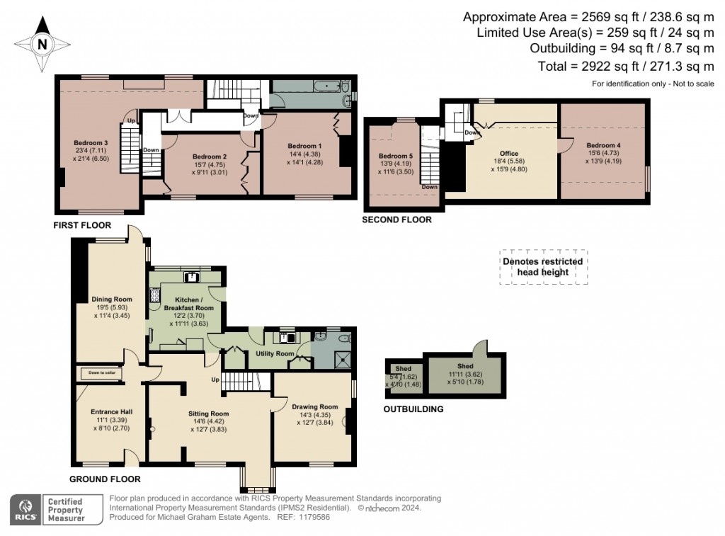 Floorplans For Deans Row, Gayton, NN7
