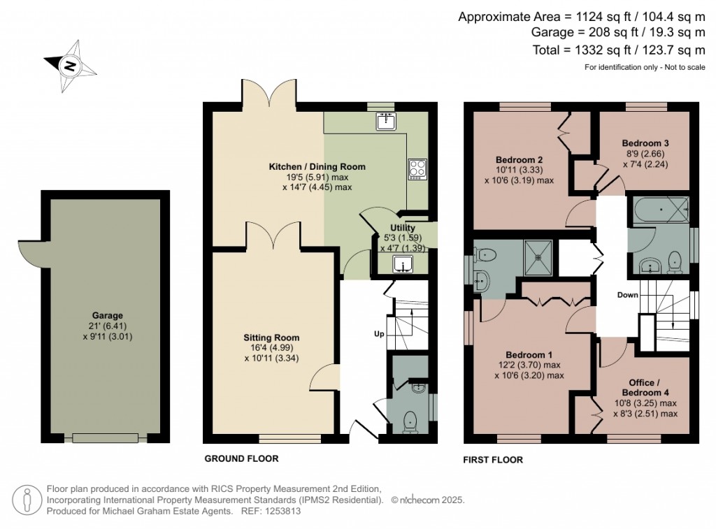 Floorplans For Paddock Close, Silverstone, NN12