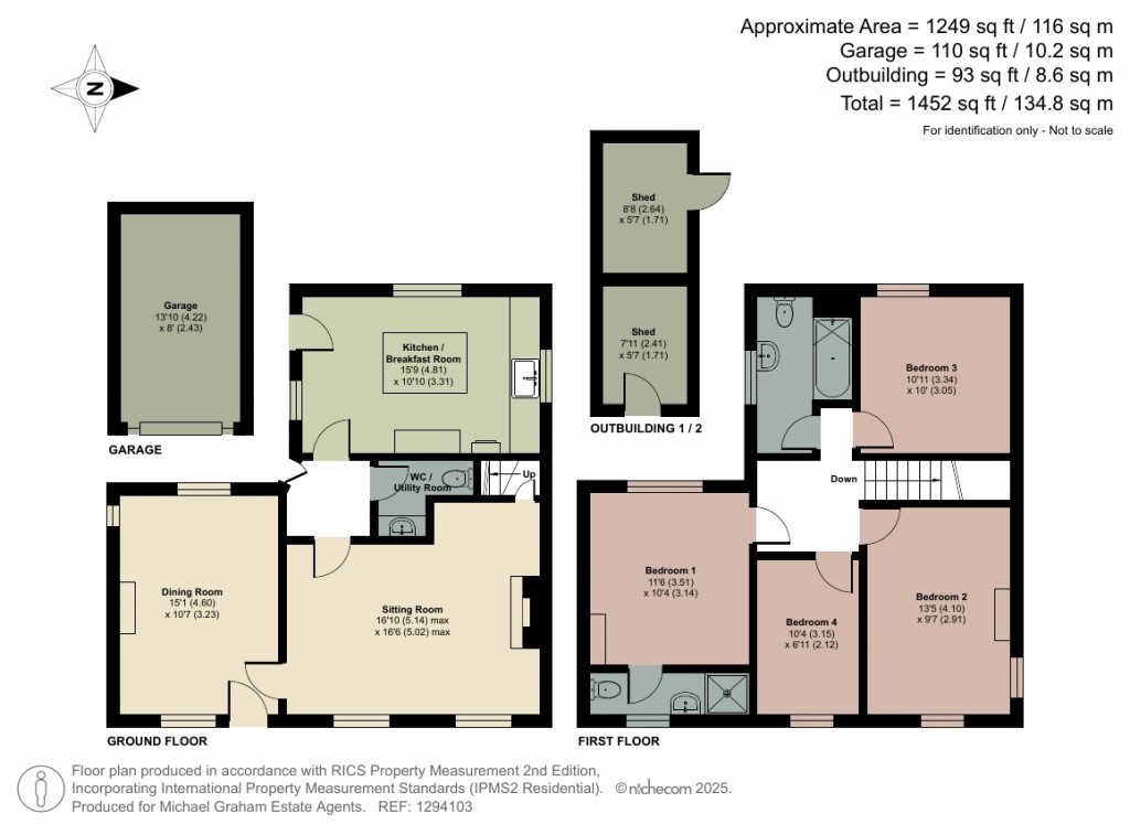 Floorplans For Caldecote, Towcester, NN12
