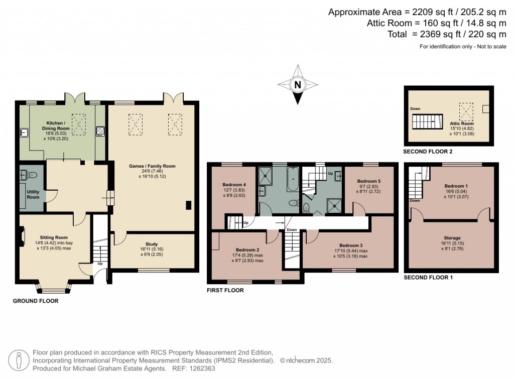 Floorplans For Croft Way, Weedon, NN7