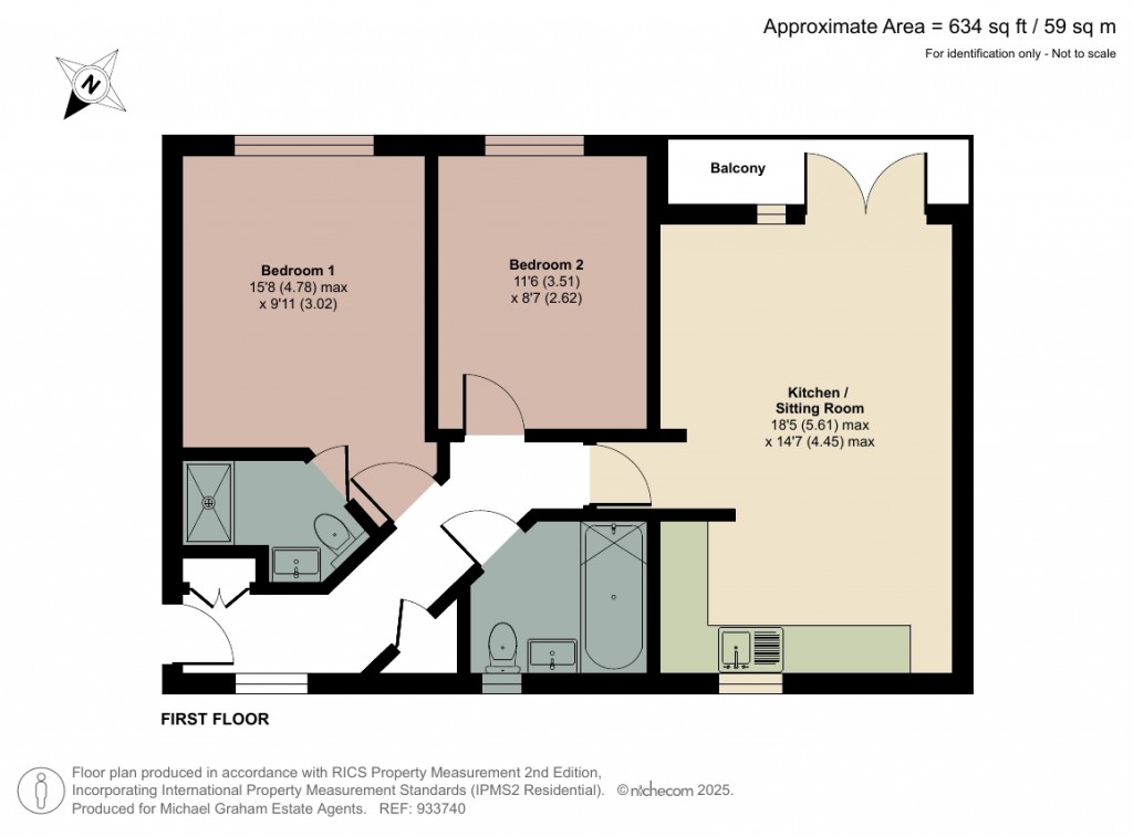 Floorplans For Alchester Court, Towcester, NN12