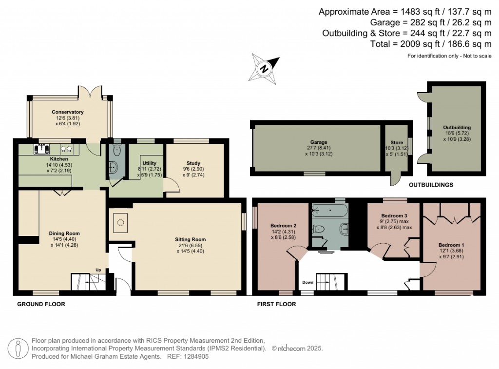 Floorplans For High Street, Paulerspury, NN12