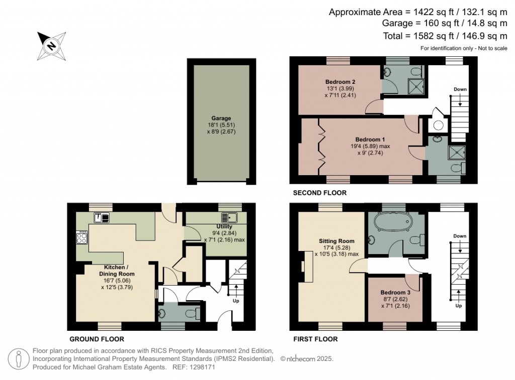 Floorplans For Gilbert Scott Court, Towcester, NN12