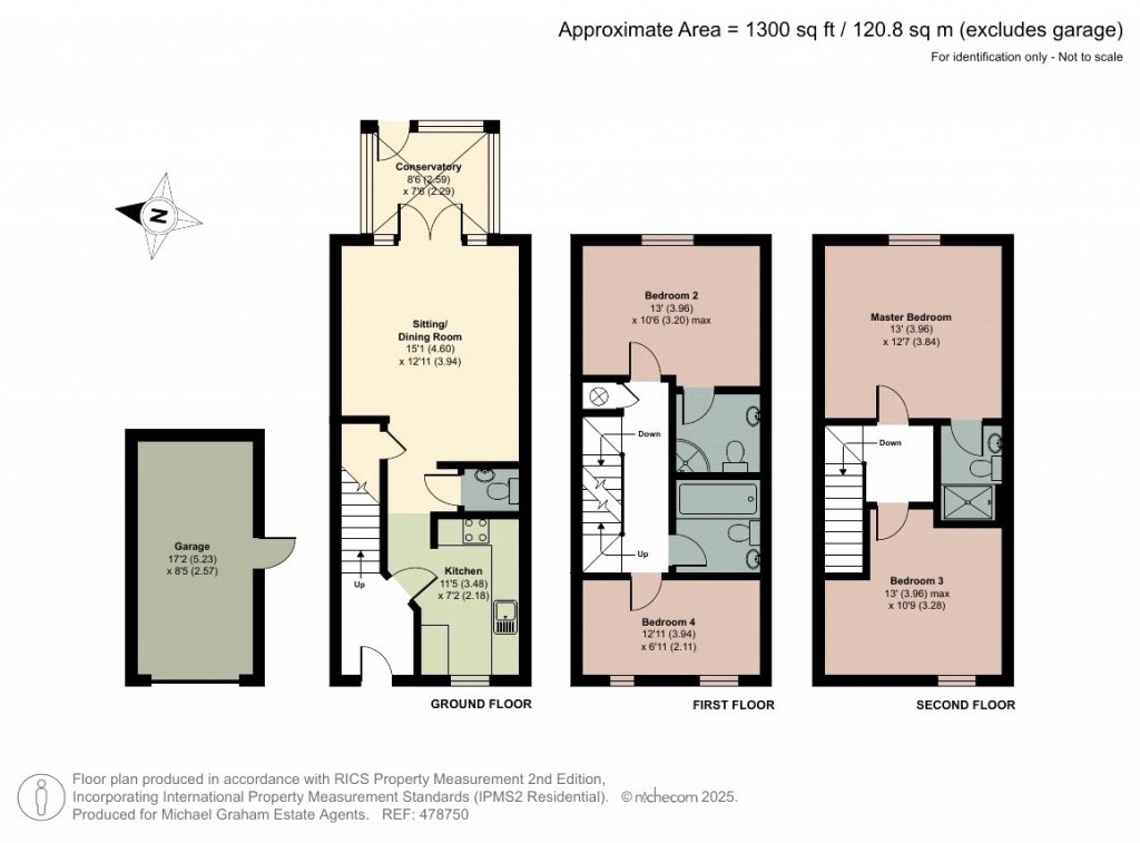 Floorplans For Kiln Drive, Woburn Sands, MK17