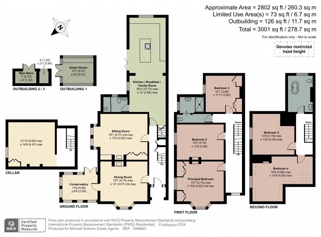 Floorplans For Mentone Avenue, Aspley Guise, MK17