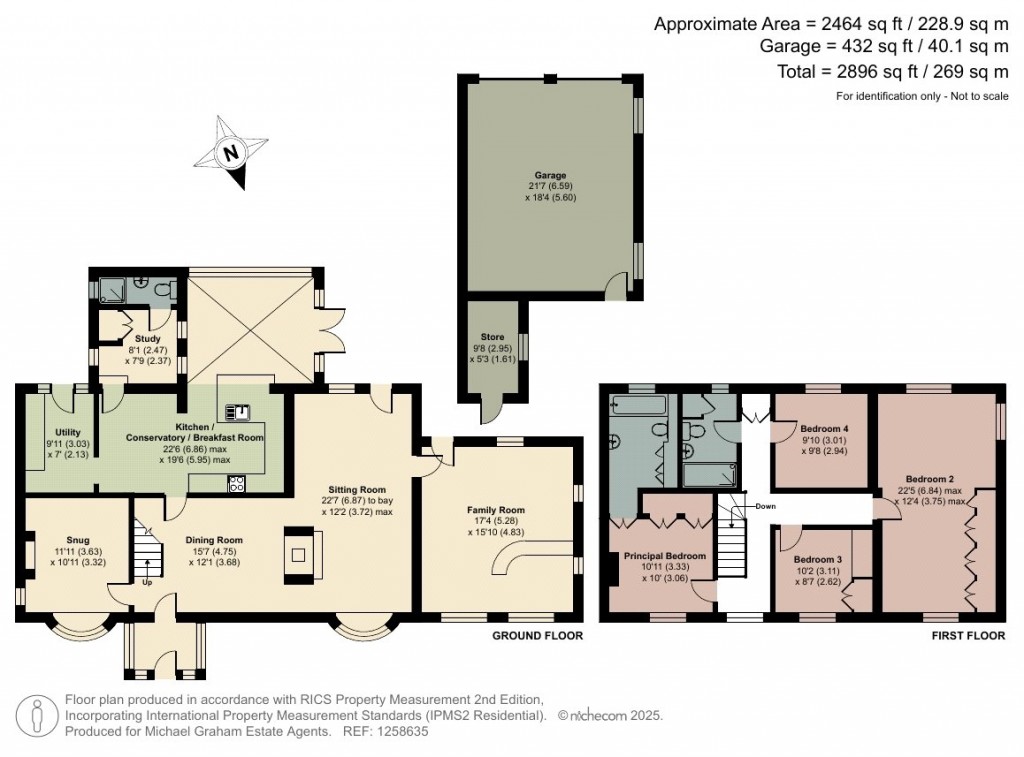 Floorplans For High Street, Tingrith, MK17