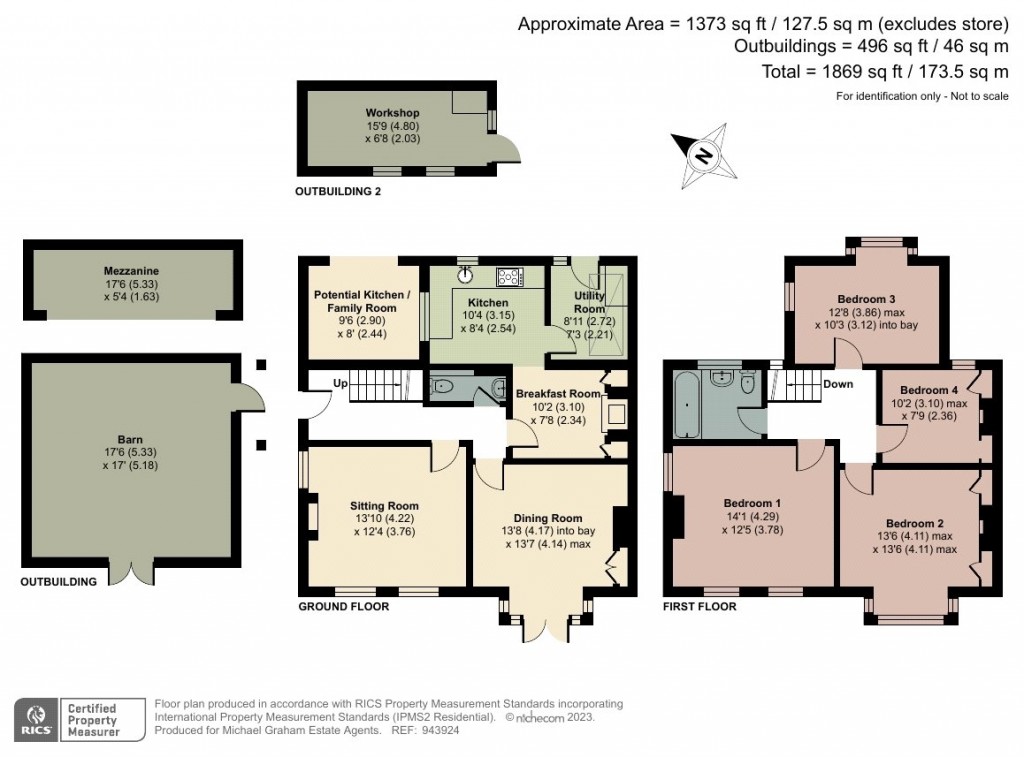 Floorplans For Salford Road, Aspley Guise, MK17