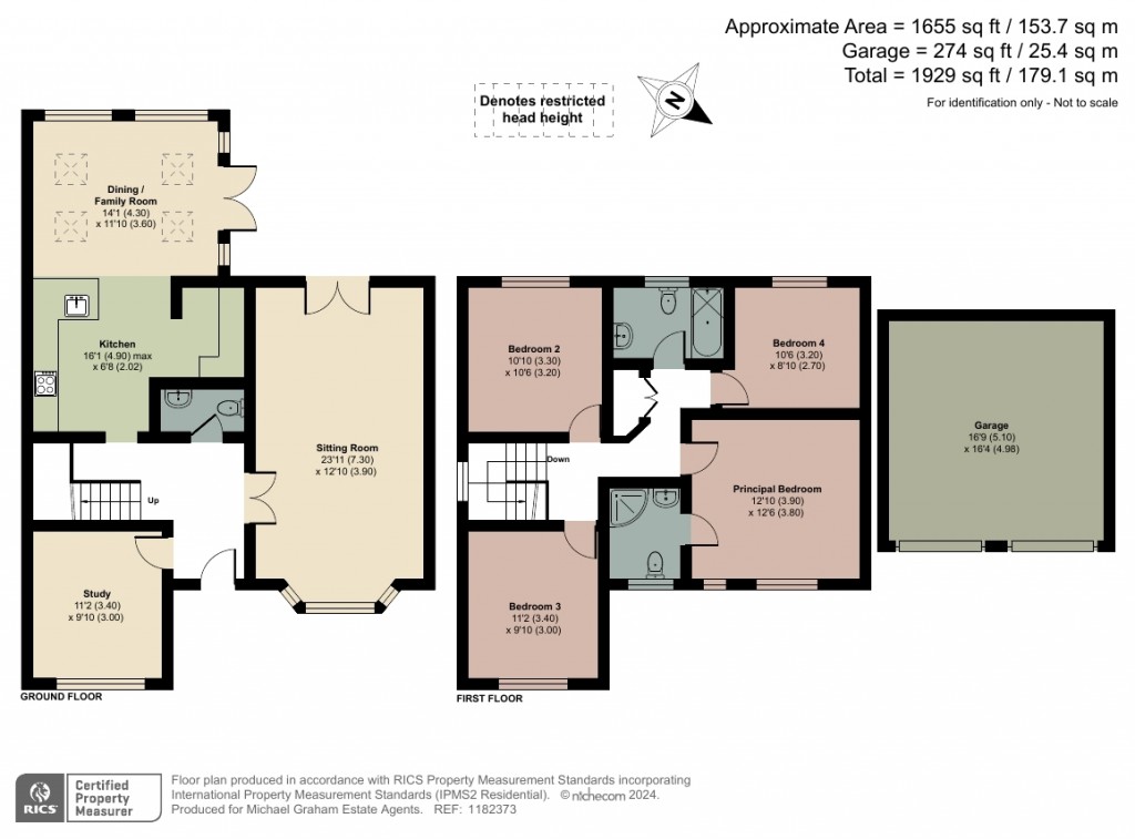 Floorplans For Oak Barn Close, Cranfield, MK43