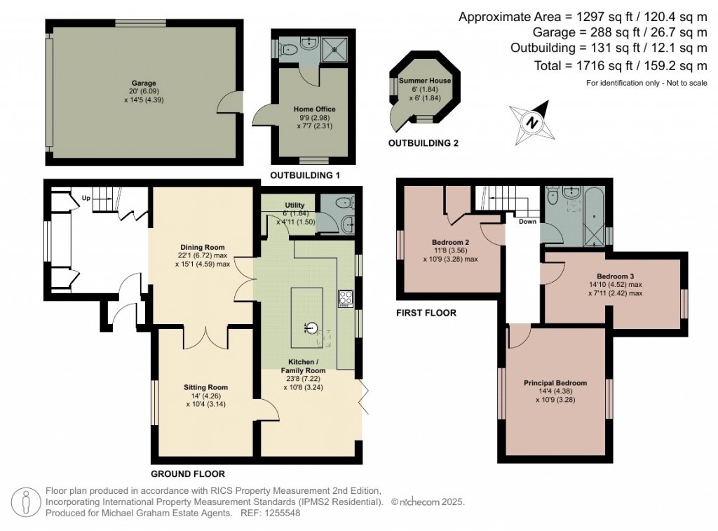 Floorplans For School Lane, Husborne Crawley, MK43