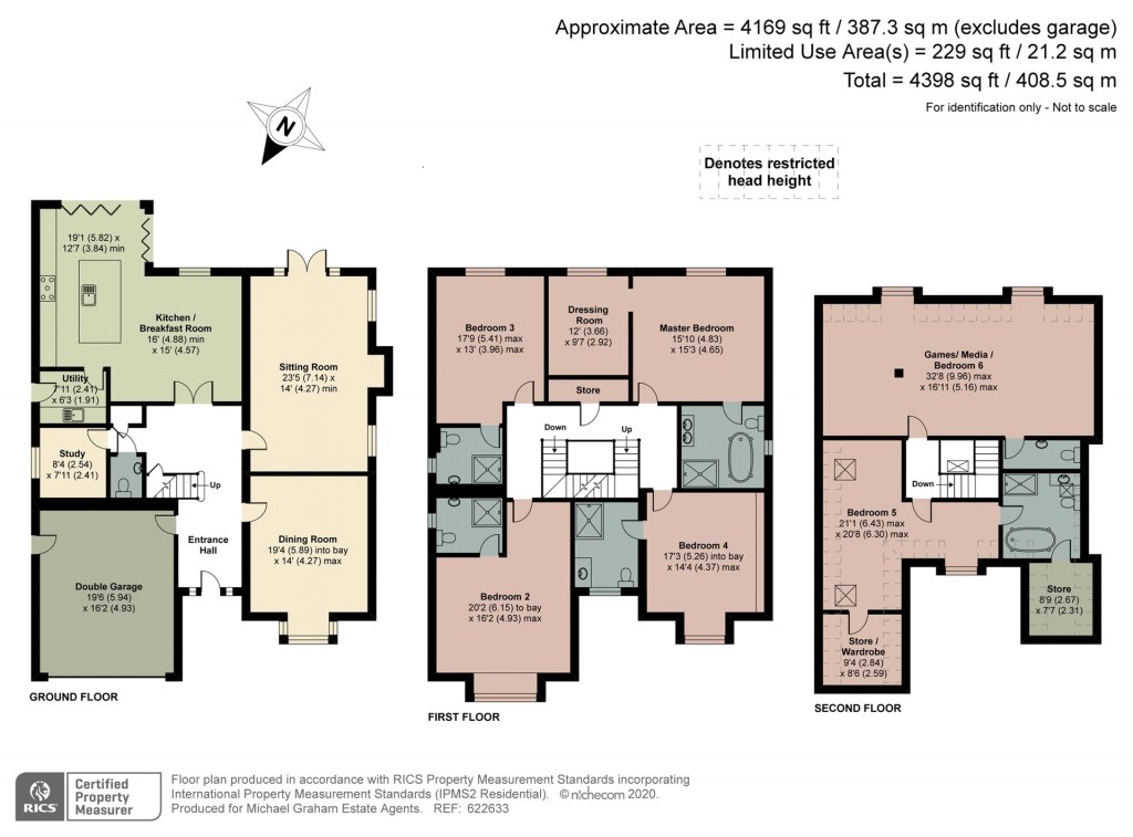 Floorplans For Church Road, Aspley Heath, MK17