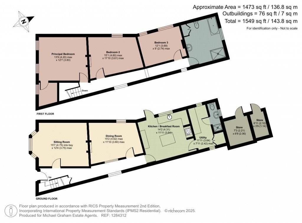 Floorplans For Station Road, Woburn Sands, MK17
