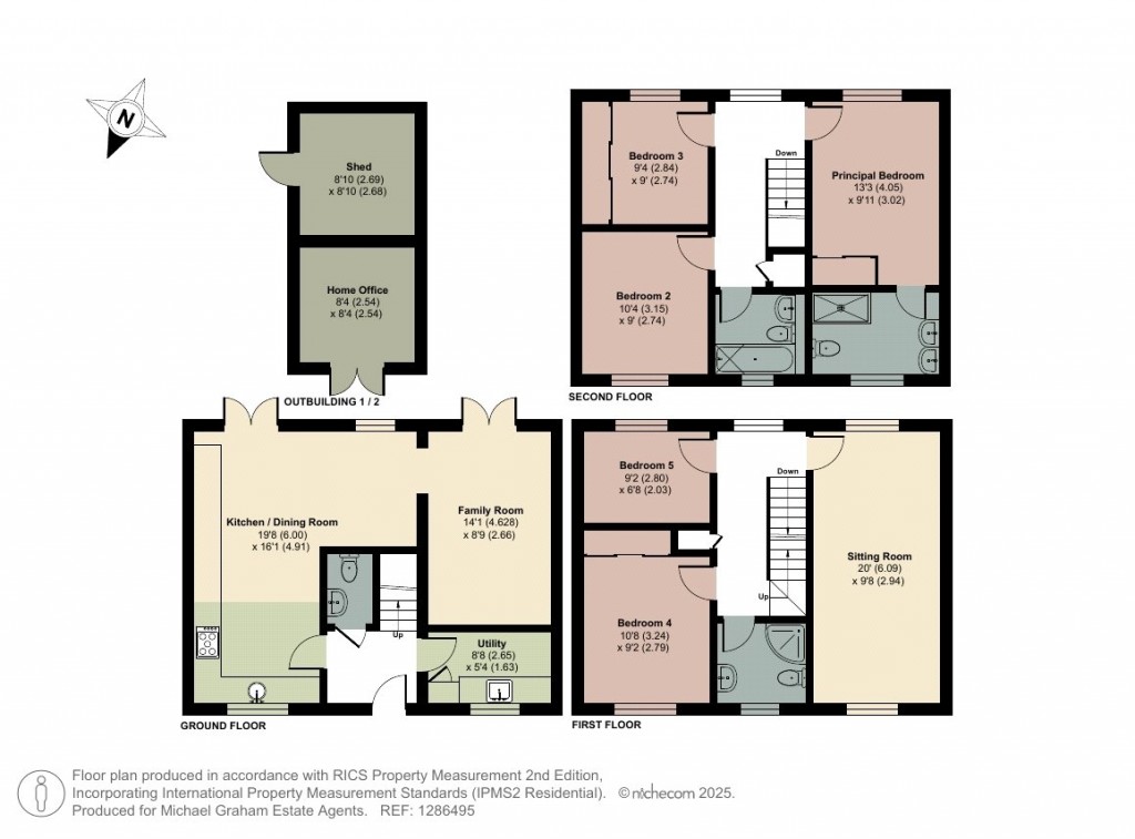 Floorplans For Kiln Drive, Woburn Sands, MK17
