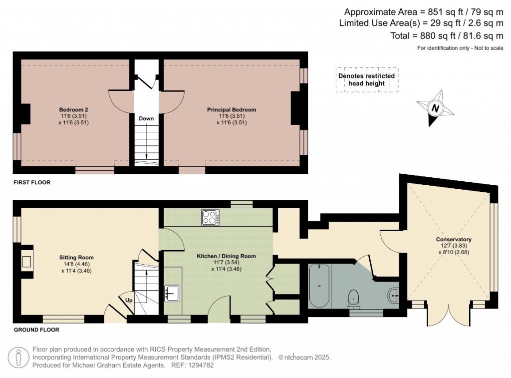 Floorplans For Church Road, Bow Brickhill, MK17