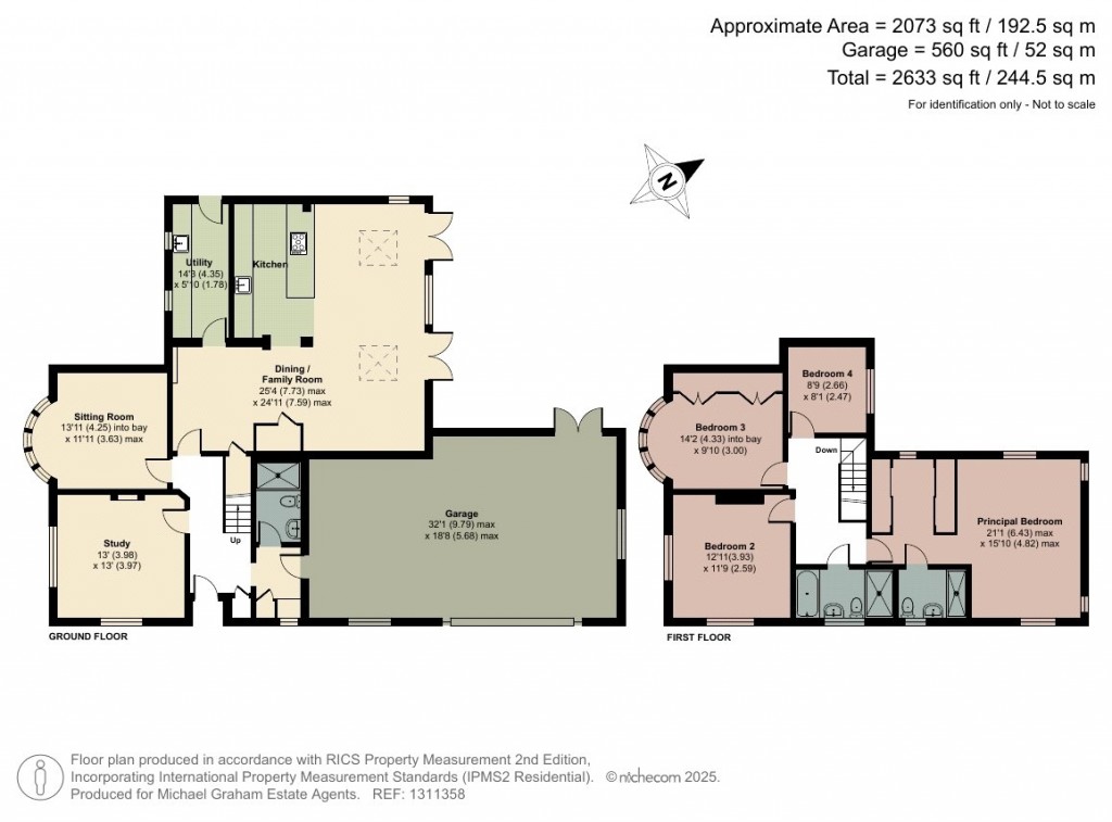 Floorplans For Station Road, Bow Brickhill, MK17