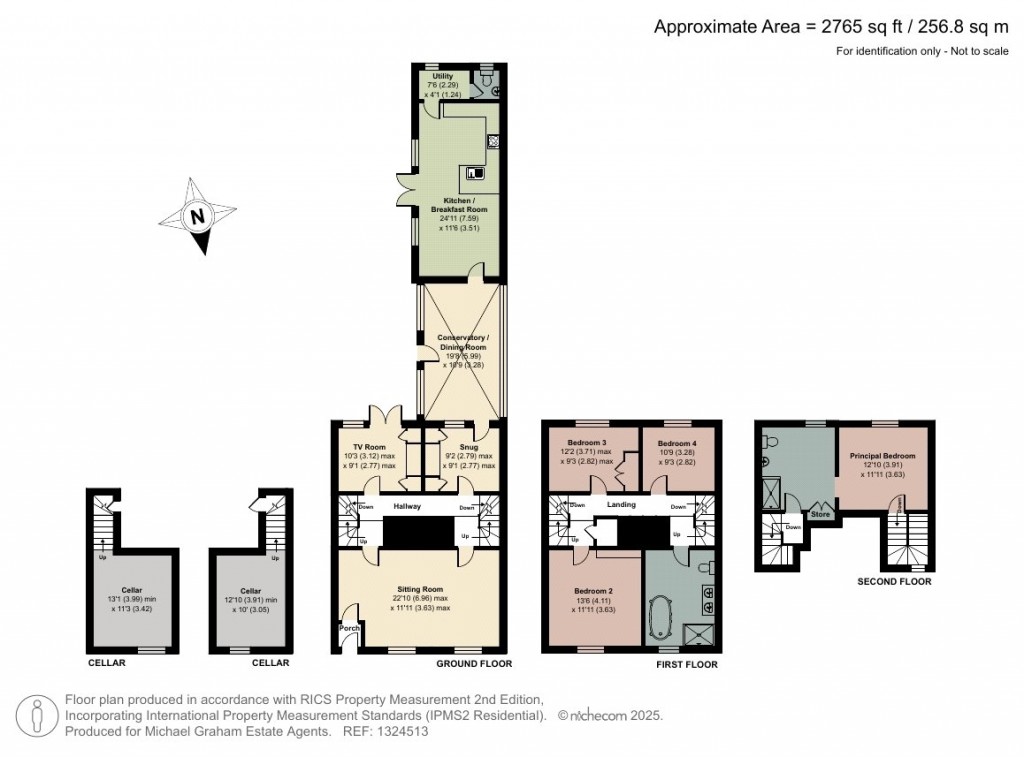 Floorplans For Bedford Street, Woburn, MK17